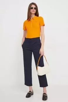 Поло Tommy Hilfiger, оранжевый