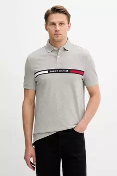 Поло Tommy Hilfiger, серый