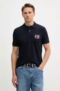 Поло Tommy Hilfiger, темно-синий