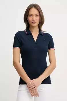 Поло Tommy Hilfiger, темно-синий