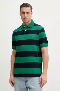 Поло Tommy Hilfiger, зеленый