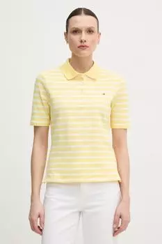 Поло Tommy Hilfiger, желтый