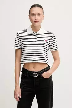 Поло Tommy Jeans, белый