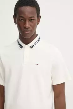 Поло Tommy Jeans, бежевый