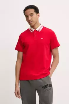 Поло Tommy Jeans, красный