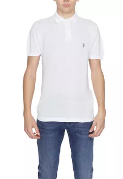 Поло U.S. Polo Assn., белый
