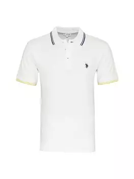 Поло US Polo Assn Barney, белый
