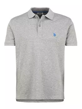 Поло US Polo Assn, серый