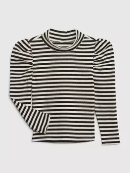 Полосатая футболка Gap, черный