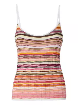 Полосатая майка Missoni, розовый