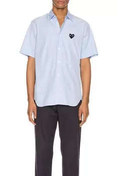 Полосатая рубашка Comme Des Garcons Play, синий