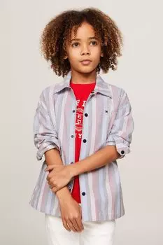 Полосатая рубашка Итака Tommy Hilfiger, белый