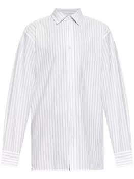Полосатая рубашка Maison Margiela, белый