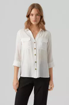 Полосатая рубашка Vero Moda, белый