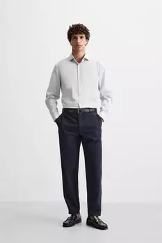 Полосатая рубашка ZARA, цвет stripes