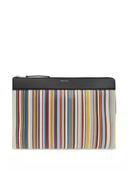 Полосатая сумка-клатч Paul Smith, красный