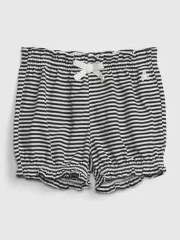 Полосатые шорты Gap, черный