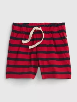 Полосатые шорты Gap, красный