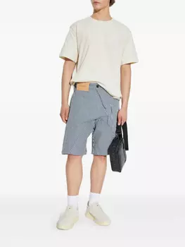 Полосатые шорты JW Anderson, синий