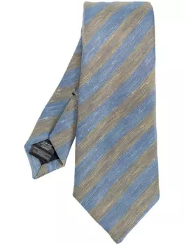 Полосатый галстук Paul Smith, серый