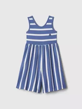 Полосатый комбинезон Gap, синий