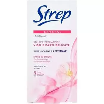 Полоски для депиляции Cristal Face, Strep