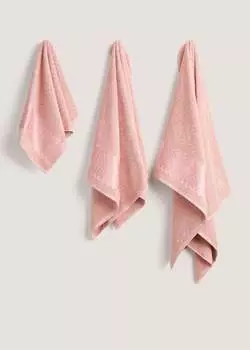 Полотенца из 100% хлопка Pink Geo Homestore