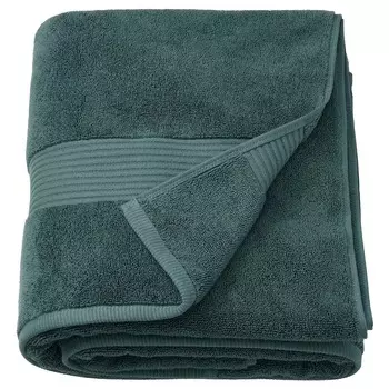 Полотенце банное Ikea Fredriksjn Large, серый, 100x150 см