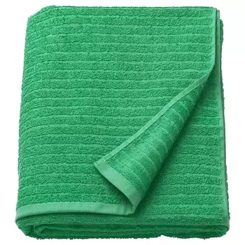 Полотенце банное Ikea Vgsjn Large, зеленый, 100x150 см