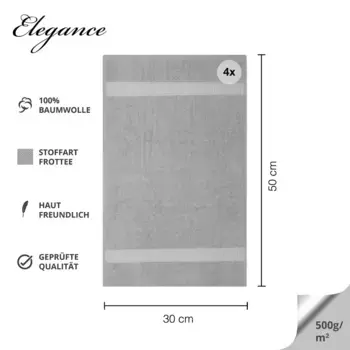 Полотенце CLASS HOME COLLECTION, серебряный