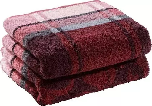 Полотенце для душа Erwin Mller 2er-Pack 117440, 70x1x140 см цвет weinrot