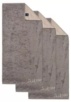 Полотенце для рук Joop! Classic / Infinity 3er Pack, 100x10x50 см, коричневый