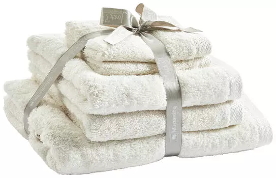 Полотенце для рук TERRY SET JustB! MRJ-Pure 5 шт Musterring, кремовый/белый