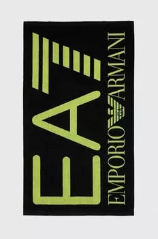 Полотенце EA7 Emporio Armani, черный