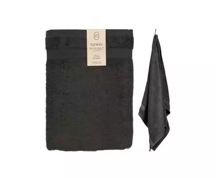 Полотенце хлопковое - песок - 30 х 50 см. H&S Collection, серый