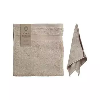 Полотенце хлопковое – песок – 70 х 140 см. H&S Collection, бежевый