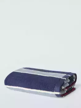 Полотенце John Lewis Reversible Stripe, синий