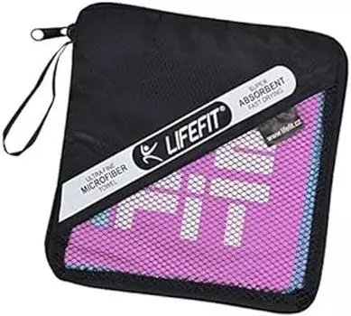 Полотенце LIFEFIT, розовый, 70x140 см