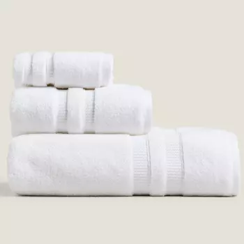 Полотенце Zara Home Extra Soft With Double Border, белый