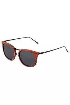 Поляризованные солнцезащитные очки Nosara Earth Wood, красный