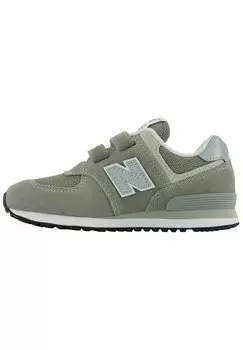 Полуботинки 574 Unisex New Balance, цвет grey white