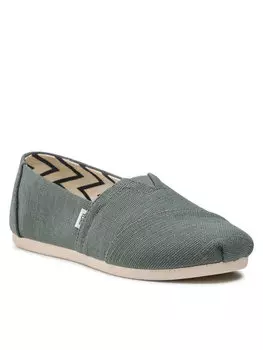 Полуботинки Alpargata 10017719 Toms, зеленый