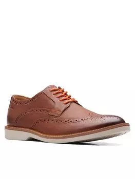 Полуботинки Clarks, коричневый