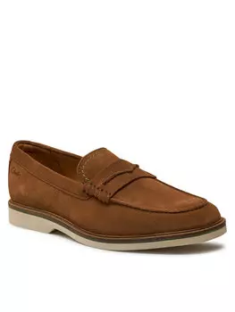 Полуботинки Clarks, коричневый