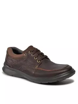 Полуботинки Clarks, коричневый