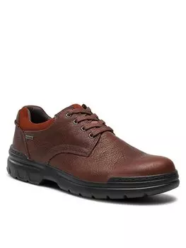Полуботинки Clarks, коричневый