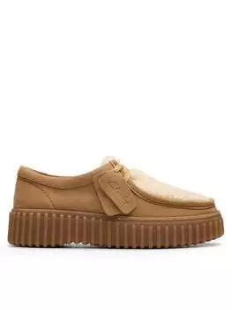 Полуботинки Clarks, коричневый