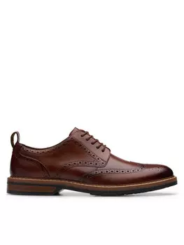 Полуботинки Clarks, коричневый