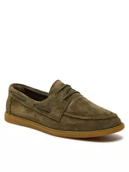 Полуботинки Clarks, зеленый