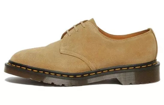 Полуботинки Dr.Martens 1461 Made In England 'Beige Buck Suede'